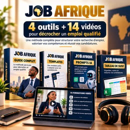 JOB AFRIQUE : 4 outils + 14 vidéos pour décrocher un emploi qualifié
