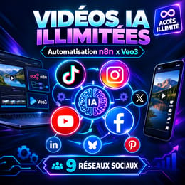 n8n x Veo3 : Automatisation Vidéos IA sur 9 Réseaux Sociaux