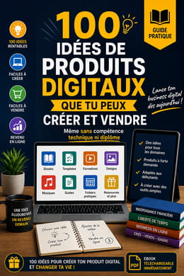 Le Guide des 100 Produits Digitaux à Vendre en Ligne