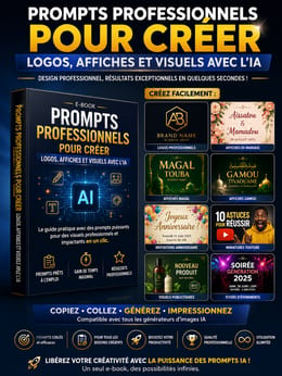 Prompts Professionnels pour Créer Logos, Affiches et Visuels avec l’IA