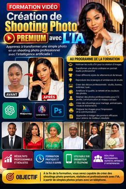 Formation vidéo Création de Shooting Photo... Premium avec L'IA