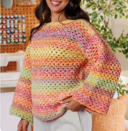 Crochet Grand Granny Pullover Pattern
