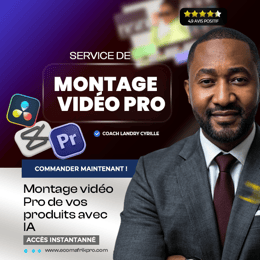 🎬 Service de Montage Vidéo : Transforme tes contenus en machine à ventes