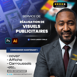 Service de Realisation de Visuels Publicitaires - Produit E-commerce  (Livraison sous 48h)