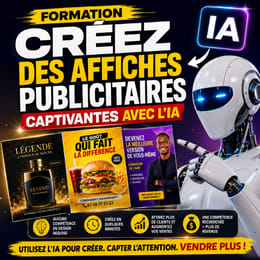 Création d'affiches publicitaire professionnel