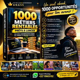 🚀 1000 MÉTIERS RENTABLES PRÊTS À LANCER — CHANGE TA VIE DÈS AUJOURD’HUI !