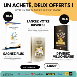 🚀 De l’idée au million : votre plan d’action complet en 3 livres
