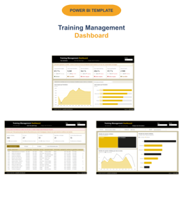 Power BI Template - Training Management Dashboard