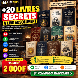 +20 LIVRES SECRETS À LIRE ABSOLUMENT – PACK PDF