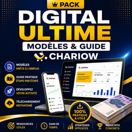 Pack Digital Ultime – Modèles & Guide Chariow