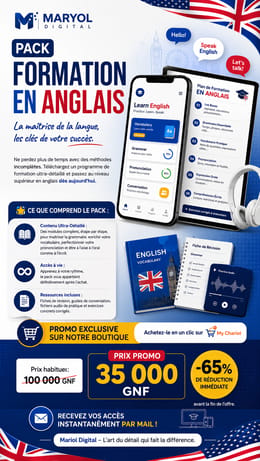 Pack de Formation en Anglais