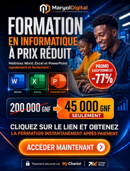 Pack de formation complète en informatique