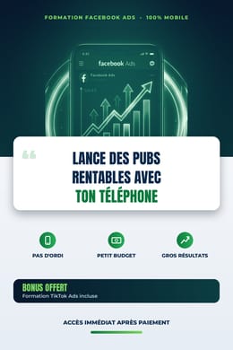 Module vidéos sur les Campagnes publicitaire Facebook et tik tok via téléphone portable