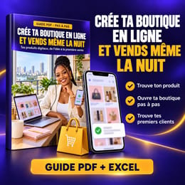 Crée ta boutique en ligne : vends tes produits digitaux même pendant que tu dors