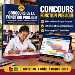 Concours de la fonction publique : la préparation complète + Excel