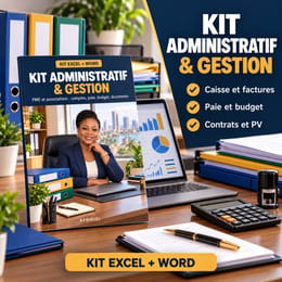 Grand kit administratif et de gestion · PME et associations (Excel + Word)