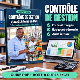 Contrôle de gestion et audit interne en PME : guide PDF + Excel