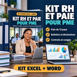 Kit RH et Paie pour PME : salaires, congés, contrats et dossiers du personnel