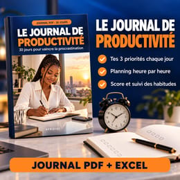 Le Journal de productivité : 30 jours pour vaincre la procrastination