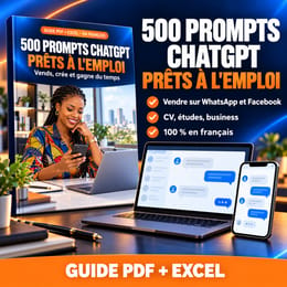 500 prompts ChatGPT prêts à l'emploi pour vendre, créer et gagner du temps