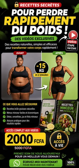 Recette secrète pour perdre du poids