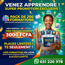 Pack de 200 formations