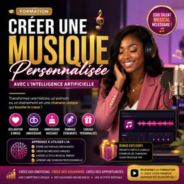 CREE TA MUSIC PERSONALISEE GRACE A L IA