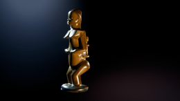Statuette Traditionnelle Maternité – Modèle 3D PBR