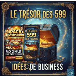 599 idées de projets + 3 livres pratiques et 2 mini-formations vidéo pour vous lancer