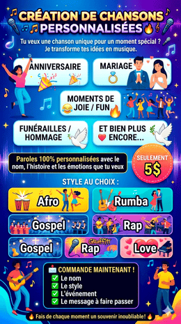 Création des vos chansons personnalisés