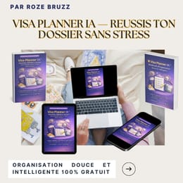 Visa Planner IA  Organise Ton Dossier Visa Sans Stress (Ebook + Workbook)