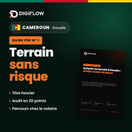 Cameroun · Acheter un terrain à Douala en toute sécurité