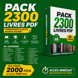 Pack de 2300 Livres PDF