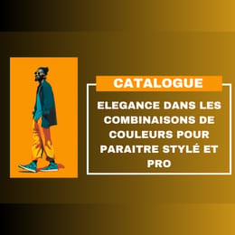 Catalogue : le code des couleurs masculines