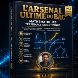 L'ARSENAL ULTIME DU BAC2027 : Mathématiques Terminales Scientifiques.