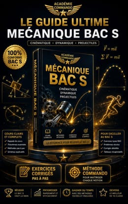 PACK COMMANDO PHYSIQUE : La Mécanique du BAC Scientifique.