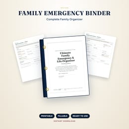 The Complete Family Emergency Binder