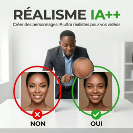 RÉALISME IA++ | Crée des visages et personnages IA crédibles comme de vrai humain dans les videos IA