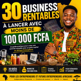 30 BUSINESS RENTABLES À LANCER AVEC MOINS DE 100.0000 F.CFA