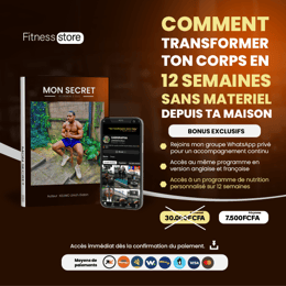 COMMENT TRANSFORMER  TON CORPS EN 12 SEMAINES  SANS MATERIEL DEPUIS TA MAISON