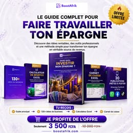 Fais travailler ton épargne intelligemment dès 50 000 FCFA avec notre guide + des BONUS exclusifs