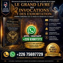 Le grand livre des invocations et des exhortation