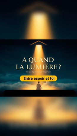 Livre: A QUAND LA LUMIERE?