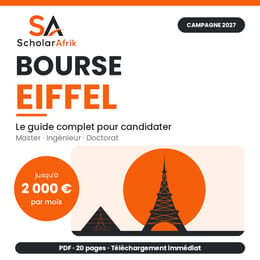 Guide Premium – Bourse Eiffel 2027-2028 | Réussir sa candidature avec méthode