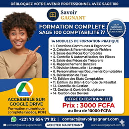 FORMATION SAGE 100 COMPTABILITÉ I7