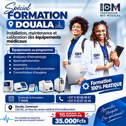 1ere tranche : Installation, maintenance et calibration des equipements medicaux
