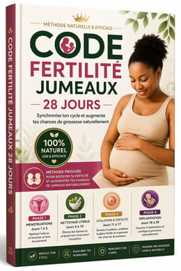 CODE FERTILITE JUMEAUX 28 JOURS