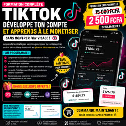 Comment monétiser ton compte Tik Tok et comment on fait le bouscats
