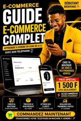 "Lance ta boutique en ligne rentable en 7 jours depuis ton téléphone - avec 0Fcfa"