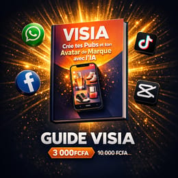 VISIA: Le Guide IA pour créer tes pubs et ton avatar de marque.